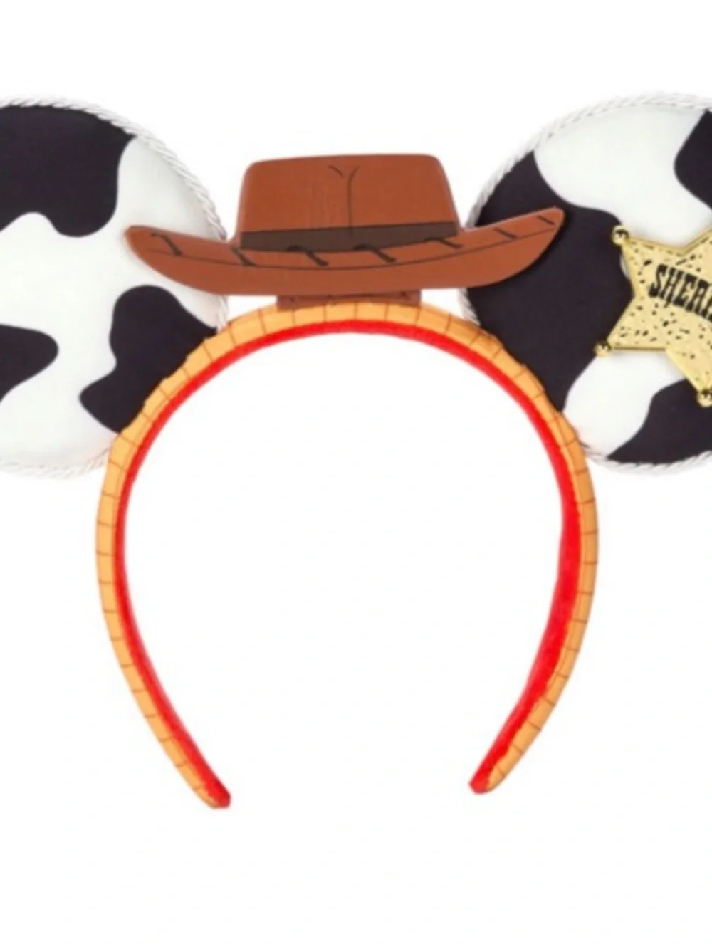 Disney Woody Cowboy Ear Headband - Brown, Black, White, Gold, Red
